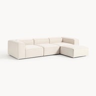Sofá Modular Joseph - 3 Módulos + Puff