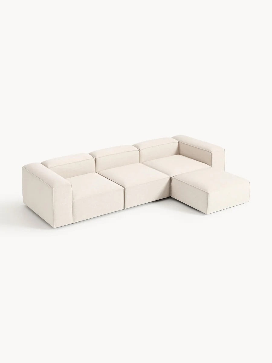 Sofá Modular Joseph - 3 Módulos + Puff